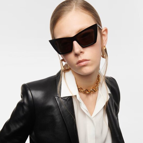 NEW SAINT LAURENT SUNGLASSES BLACK WOMEN EYEWEAR SAINT LAURENT SL372 001 main image 6